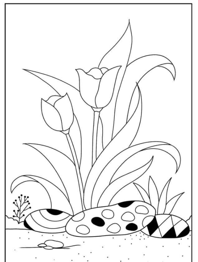 Gambar Bunga Tulip Ungu 3